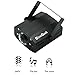 GlowGeek Led party 7 colors lights Projector Strobe Lights Disco Party Halloween Christmas Festival Lighting Light 9-watt Ocean Moving Special Effect with Remote(Matte Black)
