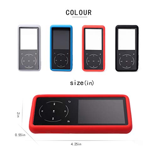 lehaha Silicone Protective Case Flexible Cover Compatible with SOULCKER D16 MP3 Player Accessories