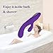 G Spot Vibrator Heating Wand Massager Handheld Waterproof Automatic Silicone Massager Rechargeable Powerful 10 Speed