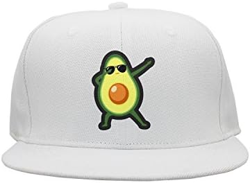 Trum Namii Unisex Bill Cap Green The Dabbing Avocado Glasses Funny Men Baseball Cap