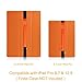 Fintie Pencil Holder with USB Adapter Pocket for Apple Pencil - Premium Vegan Leather Case Sleeve Pouch Compatible with iPad 2018 (6th Gen), iPad Pro 9.7, iPad Pro 10.5, iPad Pro 12.9 Cases, Orange
