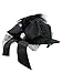 Mini Top Hat Fascinator Hair Clip Bow Feather Pearl Dancers Burlesque Showgirl Black
