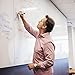 Whiteboard Sticker Paper Sheets, Easy Peel and Stick Dry Erase Contact Paper Upgrade 11 Ft Extra Wide, Self Adhesive Wall Paper Roll for Classroom, Planning, Office, Kid Painting, 3 Dry Erase Markers