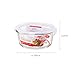 LOCK & LOCK Purely Better Glass Food Storage Container with Lid, 32 Ounce, Clear