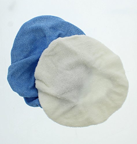 MICROFIBER POLISH BONNET COMBO PK -- 9"-10"--2 PK