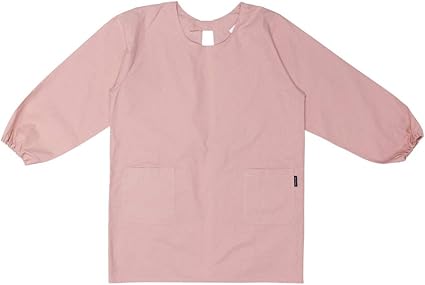 Amazon 日本製 A0077 エプロンストーリー シンプル無地コットン割烹着 ピンク エプロンストーリー ホーム キッチン 通販