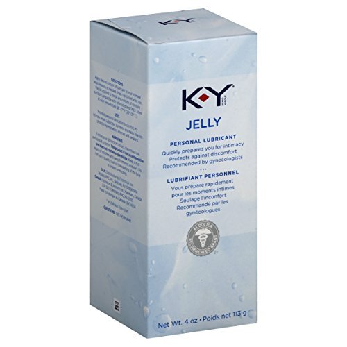 K-y jelly personal water based lubricant, 4 ounce (pack…
