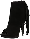 Naughty Monkey Women's Girls Best Fringe Dress Pump
