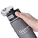 Gonex Sports Tritan Water Bottle 18oz 600ml, Flip Top Lid, Opens with 1-Click, Eco Friendly BPA-Free Plastic for Gym, Yoga, Running, Outdoors, Cycling, and Camping