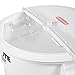 Rubbermaid Commercial FG9G7400WHT Prosave Ingredient Container with Sliding Lid, and 3 Cup Scoop, White