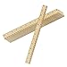 30 Pack Wooden Rulers Student Rulers Wood School Rulers Measuring Ruler Office Rulers,2 Scale, 30 cm and 12 Inch