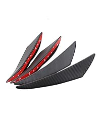 DTOUCH Racing   Parachoques delantero universal con aletas divisorias, L
