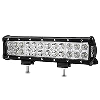 BEAMCORN 12 Inch Led Light Bar - Light Pod 72W 7200Lm - Driving Light - Waterproof -Led Bar Light Spot Flood Combo Backup Light for Trucks ATV UTV SUV Off Road Polaris RZR 4X4 Jeep