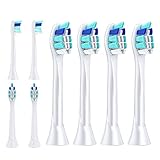 Replacement Toothbrush Heads for Philips Sonicare ProtectiveClean 4100 5100 6100 Gum Health Toothbrush, 8 Packs