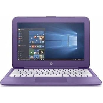 HP Stream 11 11.6 inch Flagship Laptop Computer, Intel Celeron N3060 1.6GHz, 4GB RAM, 32GB eMMC drive, 802.11ac WiFi, USB 3.1 port, Windows 10 Home, Purple (Renewed)
