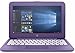 HP Stream 11 11.6 inch Flagship Laptop Computer, Intel Celeron N3060 1.6GHz, 4GB RAM, 32GB eMMC drive, 802.11ac WiFi, USB 3.1 port, Windows 10 Home, Purple (Renewed)