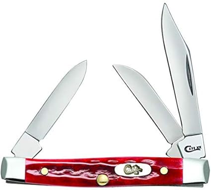 Amazon Com Case Xx Pocket Worn Old Red Bone Small Stockman