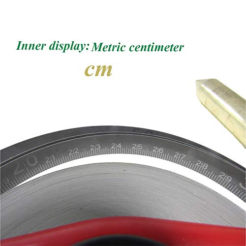 YJINGRUI Handheld Carbon Steel Oil Tank Gauging Tapes Explosion-proof Oil Gauging Tape (32ft) - Thumbnail 4