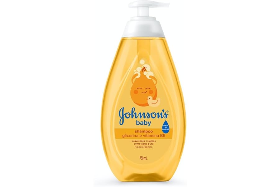 Johnson's Baby Shampoo Glicerina Para Bebê, 750ml