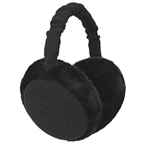 Winter Earmuffs Adjustable Faux Furry Foldable Ear Warmers Outdoor for Women Men