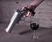 WineOvation Electric Gun Wine Opener (Silver) - Open your Wine Bottle fast and without hassle - Best Electronic Automatic Corkscrew for Gun Enthusiasts and Wine Lovers - Rechargeable Battery Operated