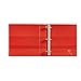 Heavy-Duty View Binder w/Locking 1-Touch EZD Rings, 1 1/2 Cap, Red
