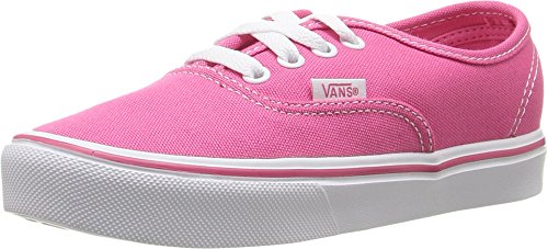Vans Authentic Lite Hot Pink/White Girl's Sneakers Shoes (2.5)