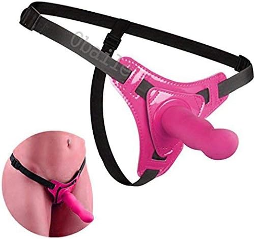 Small Massager for Women Strap On Massager Waist Adjustable Adjustable Harness for Woman Couples,Toys for Couples or Personal Use（ p Ink）