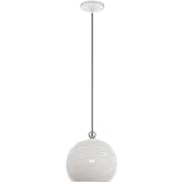 Livex Lighting 49100-03 1 Light White Pendant