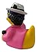 CelebriDucks - Birdo Marsh - Floating Rubber Ducks - Collectible Bath Toy Gift for Kids & Adults of All Ages