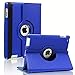 DarkBlue 360 Degrees Rotating Stand Leather Case for Ipad 2/3 2nd/3nd Generation primary