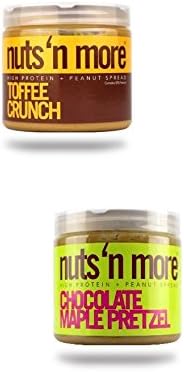 Nuts N More Peanut Butter 2 Pack Assorted Flavors (Maple and Toffee)