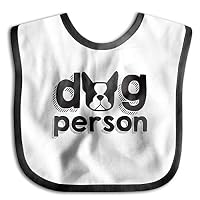 Boston Terrier Dog Person Infant Toddler Bibs Super Absorbent Cute Design Baby Bib Funny Baby Shower - Gift