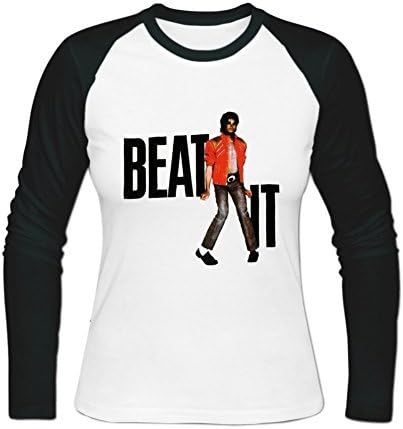 Women's Baseball Michael Jackson Beat It T Shirt XL White