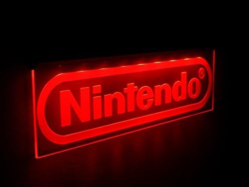 H024 NINTENDO Game Sign NEON LED light Game Room Window Shop Display By Led Sport Logo Signs