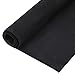 Pllieay 14 Count Big Size Black Classic Reserve Aida Cloth Cross Stitch Cloth Fabric, 1 Pack, 59 by 39 Inch