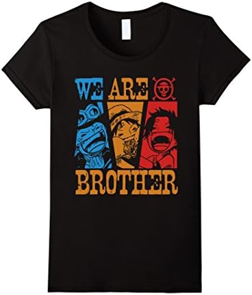 Women's We Are Brother Luffy - Ace - Sabo: The Luffy Fan Medium Black