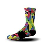 HoopSwagg What The Custom Elite Socks Medium Multi