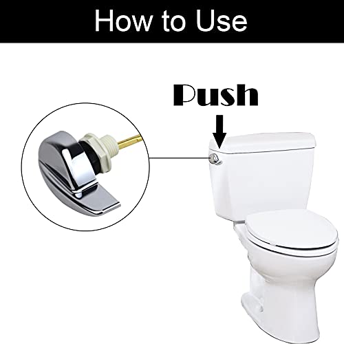 Azdele 2PCS Toilet Flush Tank Lever Handle for TOTO THU004CP Trip