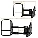 SCITOO Towing Mirrors fit 2007-2014 for Chevy Silverado for GMC Sierra 1500/2500 HD/3500 Tahoe Yukon 2008-2013 for Avalanche 1500 for Suburban 1500/2500 Power Heated Tow Mirror