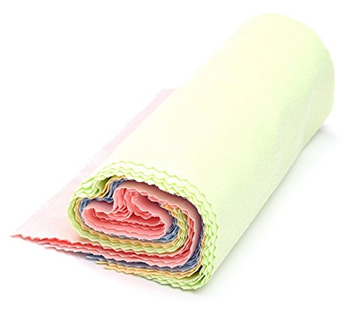 VNDEFUL 20pcs Colorful Jewelry Cleaning Cloth Polishing Cloth for Sterling Silver Gold Platinum and Lens Glasses Screens Watches Coins Instruments