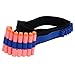 Yosoo 2pcs Bullet Holder Bandolier Shoulder Strap Darts Storage Holder N-Strike Elite Bandolier Kit for Toy Gun