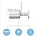Amcrest SmartHome 4MP Outdoor WiFi Camera Bullet 4MP Outdoor Security Camera, 98ft Night Vision, Built-in Mic, 101° FOV, 2.8mm Lens, MicroSD Storage, ASH42-W (White)