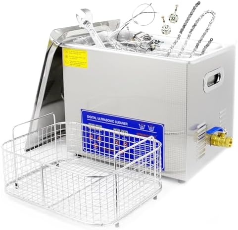 FMQSHOP Ultrasonic Cleaner, 10L Digital Ultra Sonic Cleaning Machine ...