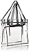 Largest Stadium Security Approved Clear Bag with Handles / Adjustable Strap / 12x12x6 / Transparent Gameday Tote for Men and Women (Gray)