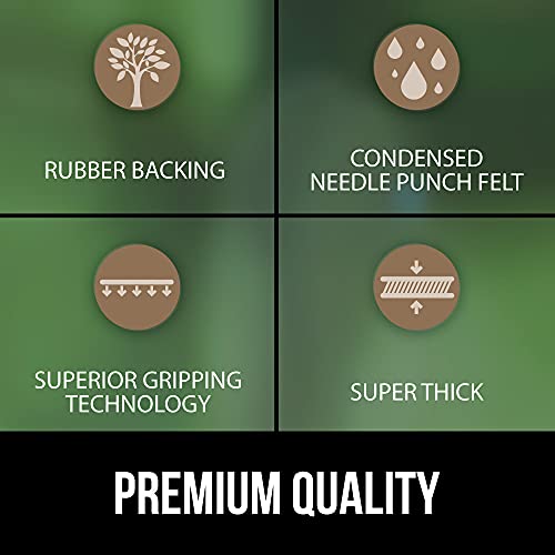 Gorilla Grip Felt and Natural Rubber Stay in Place Slip Resistant Rug