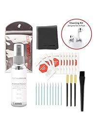 RevJams Premium Apple AirPod and Airpod Case 25 piezas Kit de limpieza, incluye spray antibacteriano, paño de microfibra, cepillo antiestático, toallitas y más