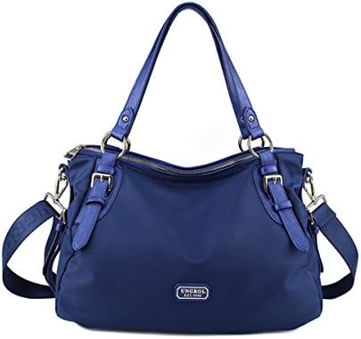 Tiny Chou Water Resistant Women's Nylon Handbag Classic Tote Shoulder Bag Vintage Crossbody Bag