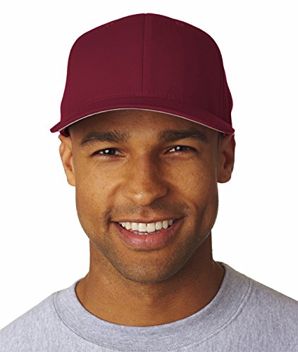 Yupoong Flexfit Baseball Cap - MAROON - Small / Medium