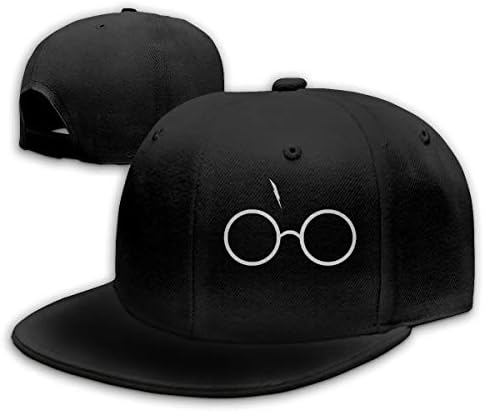 CANDACE SIMMONSS Harry Potter Glasses Buckle Strap Denim Snapback Hat Sports Operator Cap